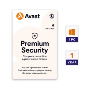 Avast Premium Security (Antivirus Pro) 1 User 1 Year