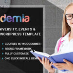 Academia Theme GPL v3.8 – Education Center WordPress Websites