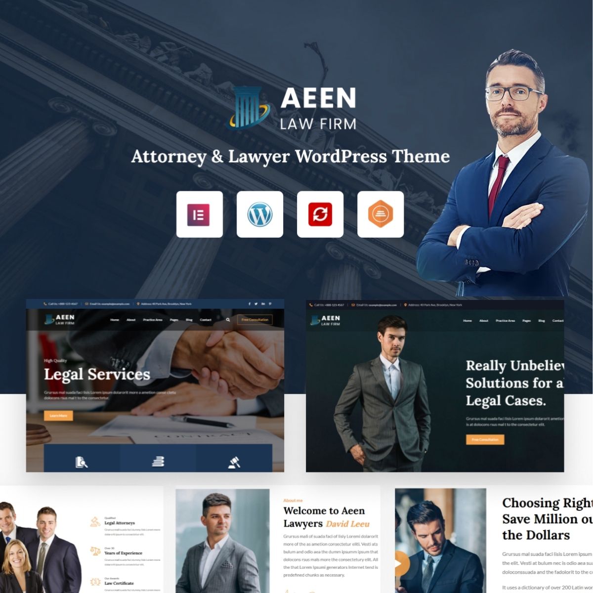 Aeen - Attorney and Lawyer WordPress Theme $4.49 Aeen - Attorney and Lawyer WordPress Theme $4.49