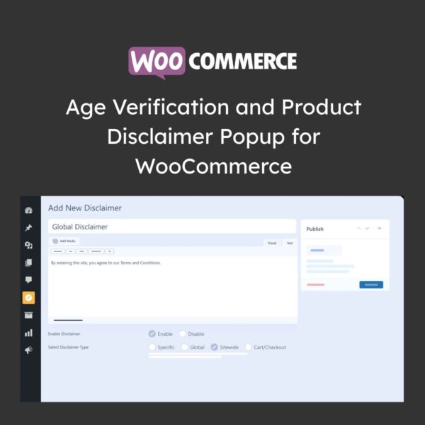 Age Verification and Product Disclaimer Popup for WooCommerce - Download $4.49