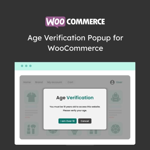 Age Verification Popup for WooCommerce - Download $4.49