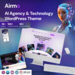 Aimo - AI Agency & Technology WordPress Theme - Download $4.49