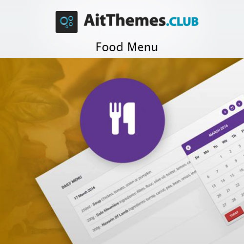 AIT Food Menu - Download $4.49