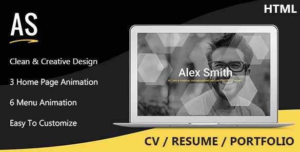 Alex – CV / Resume / Portfolio HTML Site Template
