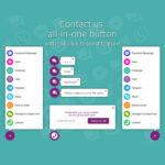 All in One Support Button + Callback Request. WhatsApp, Messenger, Telegram, LiveChat and more... - Download $4.49