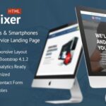 AllFixer – Computers & Smarphones Repair Service Landing Pages Pack