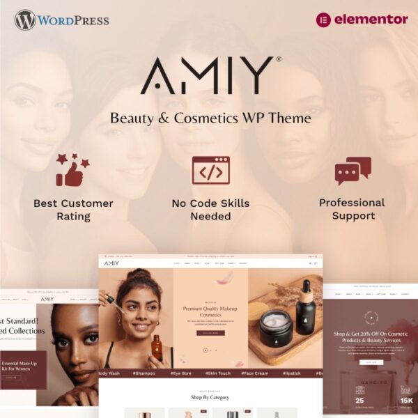Amiy - Beauty Cosmetics Shop - Download $4.49