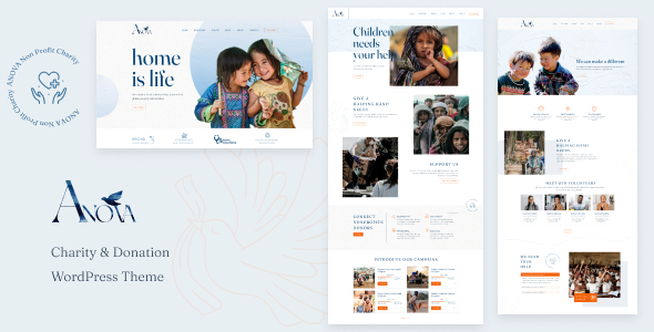 Anova Charity & Donation WordPress Theme