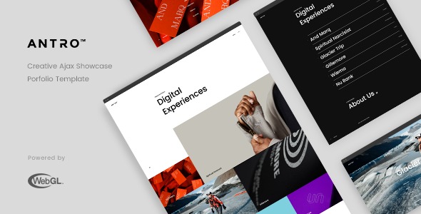 Antro – Creative Portfolio Template