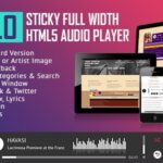 Apollo – Sticky Full Width HTML5 Audio Player – Elementor Widget Addon