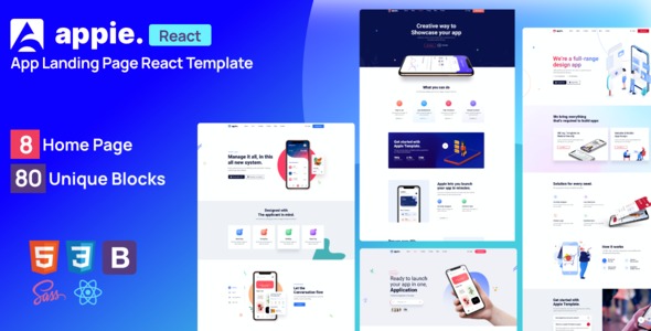 Appie – React App Landing Page