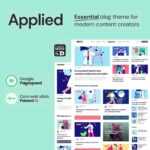 Applied - Essential Blog theme for Modern Content Creators - Download $4.49