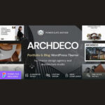 Archdeco - Architecture & Interior Design Agency Portfolio WordPress Theme - Download $4.49