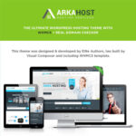 Arka Host - WHMCS Hosting, Shop & Corporate Theme - Download $4.49
