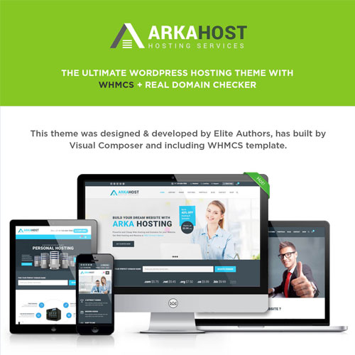 Arka Host - WHMCS Hosting, Shop & Corporate Theme - Download $4.49