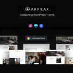 Arvilax - Business Consulting WordPress Theme - Download $4.49