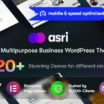 Asri One Page Multipurpose Business WordPress Theme