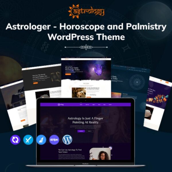 Astro Theme & Horoscope Astrology WordPress Theme With AI Content Generator $4.49