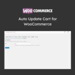 Auto Update Cart for WooCommerce - Download $4.49