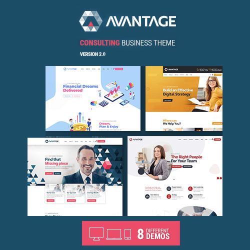 Avantage - Business Consulting WordPress Theme - Download $4.49