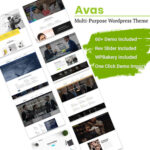 Avas | Multi-Purpose WordPress Theme - Download $4.49