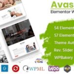 Avas Theme GPL 6.9 – Multi-Purpose Elementor WordPress Website