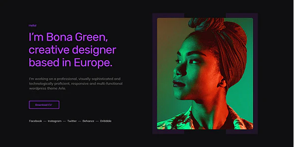 Awilo – Creative Portfolio Template