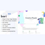 Bari - Portfolio and SEO /Digital Agency WordPress Theme - Download $4.49