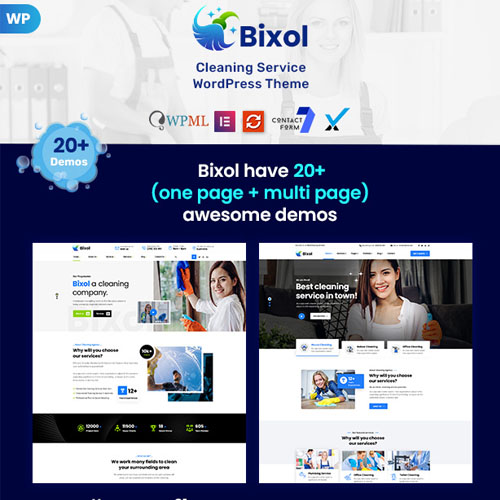 Bixol - Cleaning Services WordPress - Download $4.49