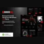 Boxernia – Boxing School & Martial Arts Gutenverse FSE WordPress Theme $4.49