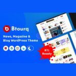Btourq - WordPress News Magazine Theme - Download $4.49