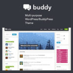 Buddy: Simple WordPress & BuddyPress Theme - Download $4.49