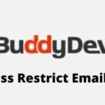 BuddyPress Restrict Email Domains GPL v1.2.3