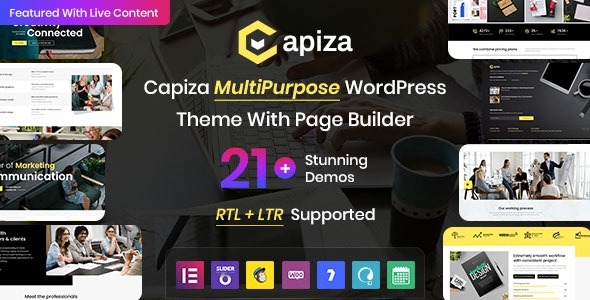Capiza Multipurpose Business & Agency WordPress Theme