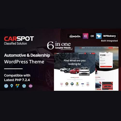 CarSpot – Dealership Wordpress Classified Theme - Download $4.49