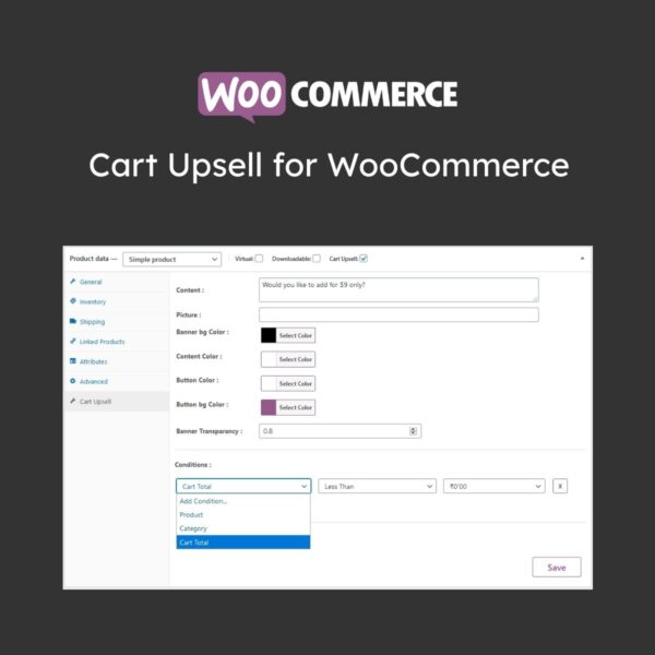 Cart Upsell for WooCommerce - Download $4.49