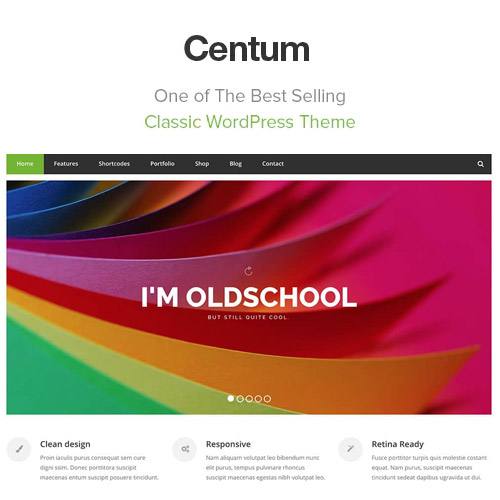 Centum - Responsive WordPress Theme - Download $4.49