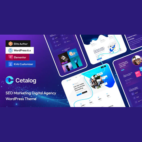 Cetalog - Marketing & SEO Agency WordPress Theme + RTL - Download $4.49