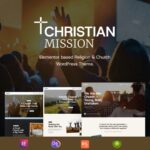 Christian Mission - Religious Events & Retreats Church WordPress Theme $4.49