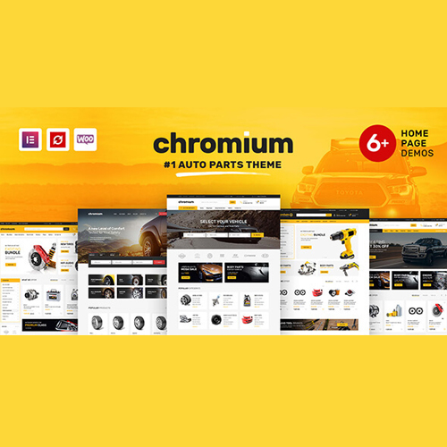 Chromium - Auto Parts Shop WordPress WooCommerce Theme - Download $4.49
