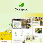 ClanyEco– Cleaning Services WordPress Theme - Download $4.49