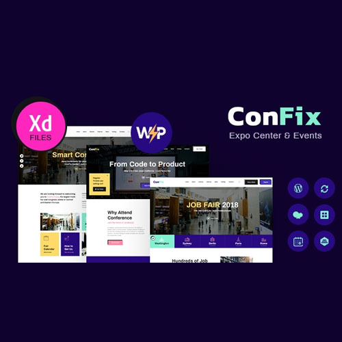 ConFix - Expo & Events WordPress Theme - Download $4.49