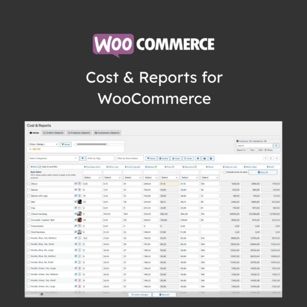 Cost & Reports for WooCommerce - Download $4.49