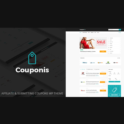 Couponis - Affiliate & Submitting Coupons WordPress Theme - Download $4.49