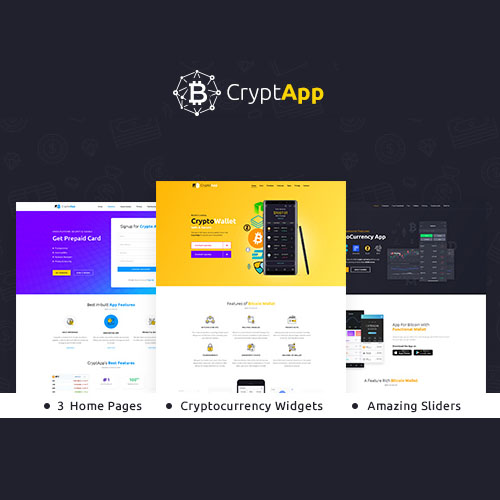 CryptApp - Landing Page - Download $4.49