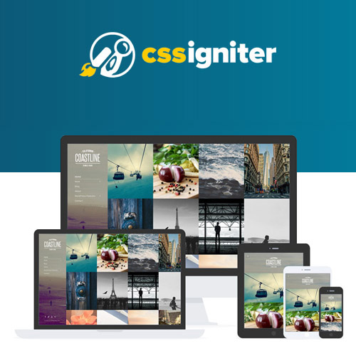 CSS Igniter Coastline WordPress Theme - Download $4.49