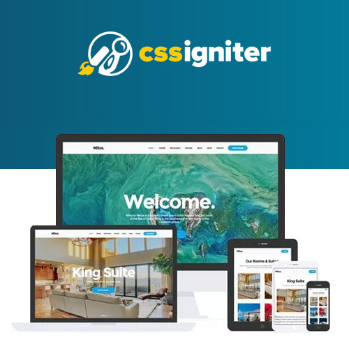 CSS Igniter Milos WordPress Theme - Download $4.49