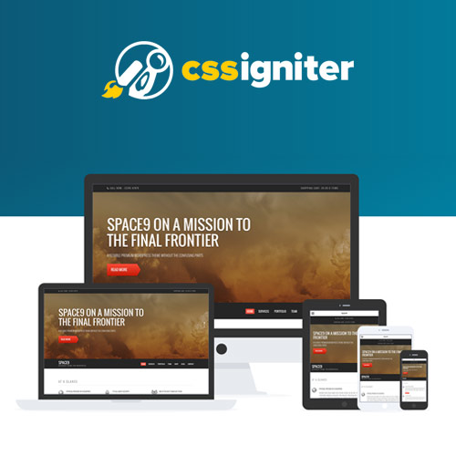 CSS Igniter Space9 WordPress Theme - Download $4.49