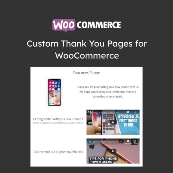 Custom Thank You Pages for WooCommerce - Download $4.49