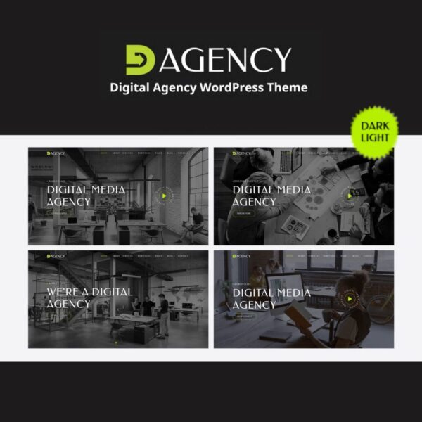 Dagency - Digital Agency WordPress Theme - Download $4.49